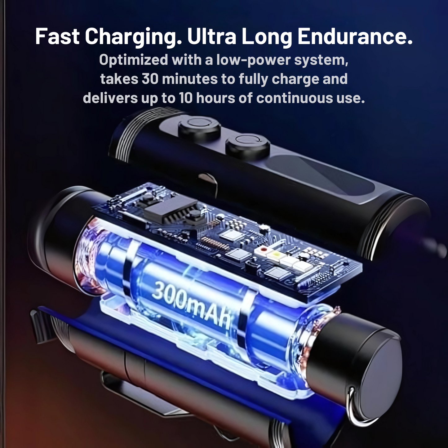 Battery pack with 300mAh and  fast charging and endurance